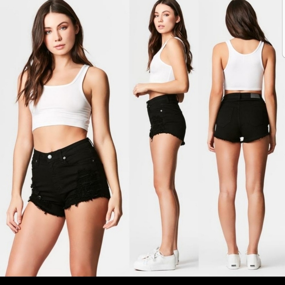 Black Carmar high waist shorts 29
